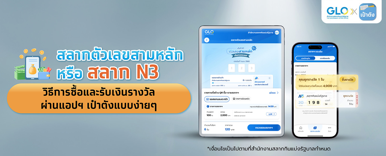 สลาก N3 คืออะไร? วิธีการซื้อและรับเงินรางวัล ผ่านแอปฯ เป๋าตังง่ายๆ